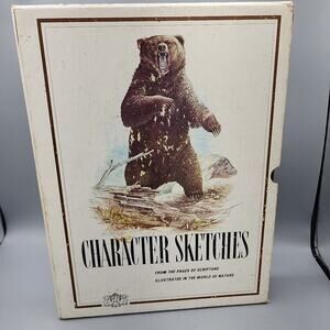 Character Sketches from the Pages of Scripture Illustrated Gothard 1st Edition